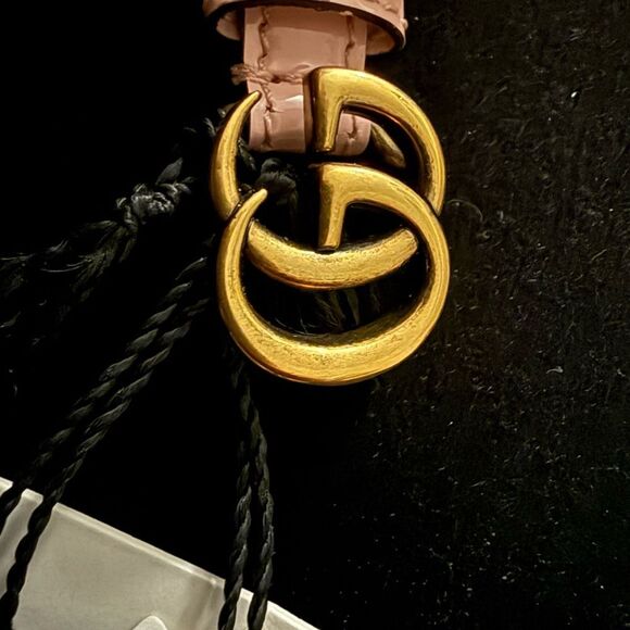 Brand new Gucci Pink thin Leather Belt comes with box and dustbag size 80 - Picture 9 of 13